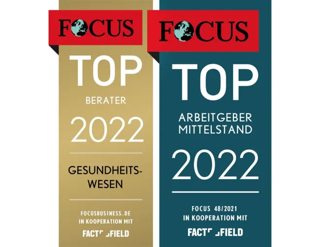 Bild: Zwei FOCUS-BUSINESS Auszeichnungen für ZEQ im Jahr 2022