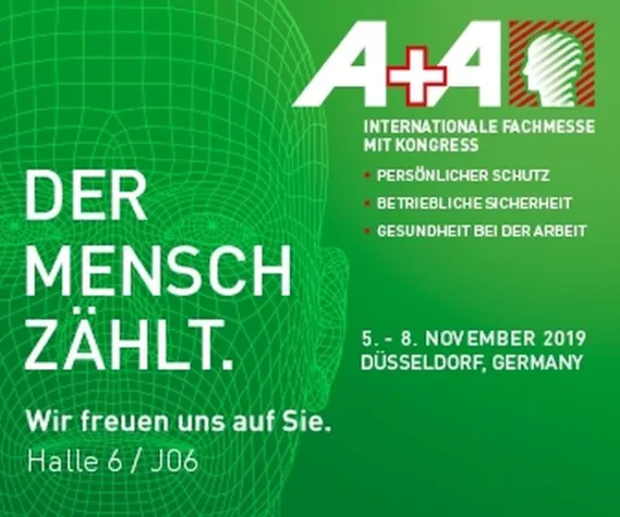 Bild: MULTITONE stellt aus auf der A+A in Düsseldorf, Europas größter Fachmesse für Arbeitssicherheit.