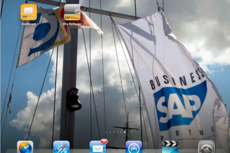 SAP Business ByDesign meets Apple iPAD Bild: SAP Business ByDesign meets Apple iPAD