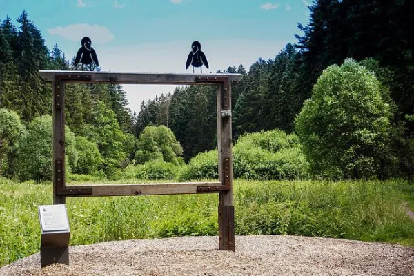 Bild: Kunst trifft Natur, der Krabbenweg in Waldachtal