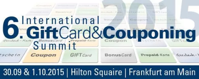 BONAGO als Partner des 6. International GiftCard & Couponing Summit Bild: BONAGO als Partner des 6. International GiftCard & Couponing Summit