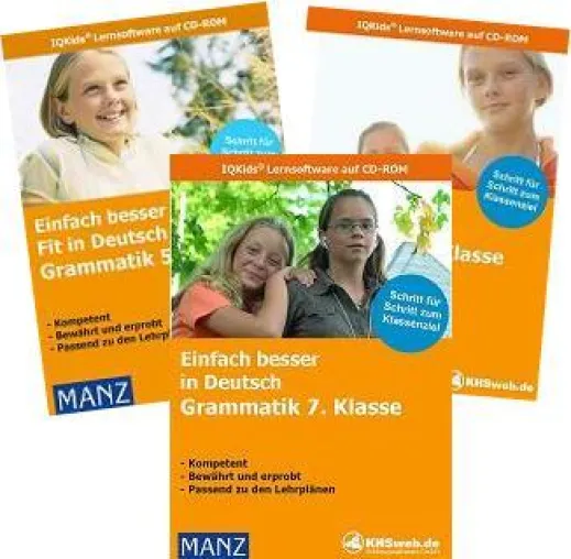 Bild: Neuerscheinung Lernsoftware „Einfach besser in Deutsch – Grammatikübungen 7. Klasse“