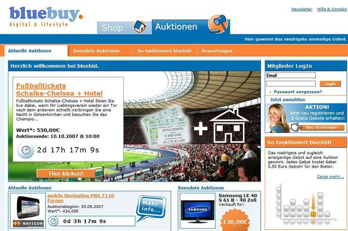 Auktionsportal bluebuy versteigert Fashion-Stylisten