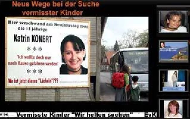 Bild: Die ersten Maßnahmen die zur Suche von langzeitvermissten Kinder eingeleitet wurden sind ermutigend