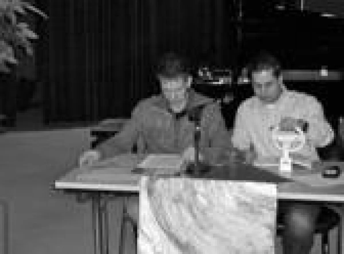 Holger Ucher und Christoph Reichen lesen aus 