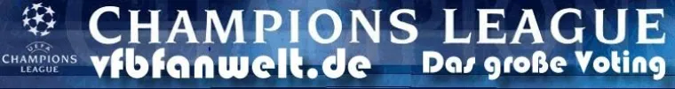 Bild: Großes Champions League Voting auf VfBFanwelt.de gestartet