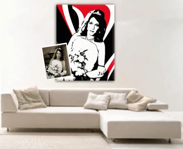 Bild: Sortimentserweiterung bei Farbrausch - Moderne Portraits nach Fotovorlage jetzt auch als Poster