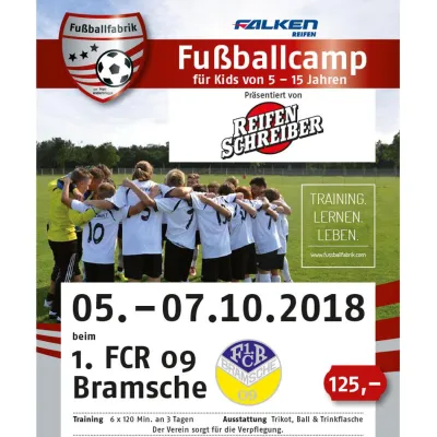 Bild: Grosses Fussballcamp beim 1. FCR 09 Bramsche