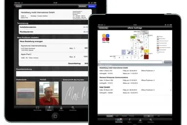 Bild: Mit der Field Force Automation (FFA) App zu optimierten Prozessen im Außendienst