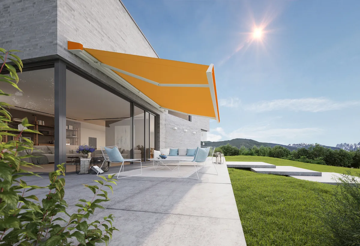 Die Modelle MX-1, MX-3, MX-4 und markilux 970 haben neue Farben für ihre Frontblenden erhalten. (© markilux)