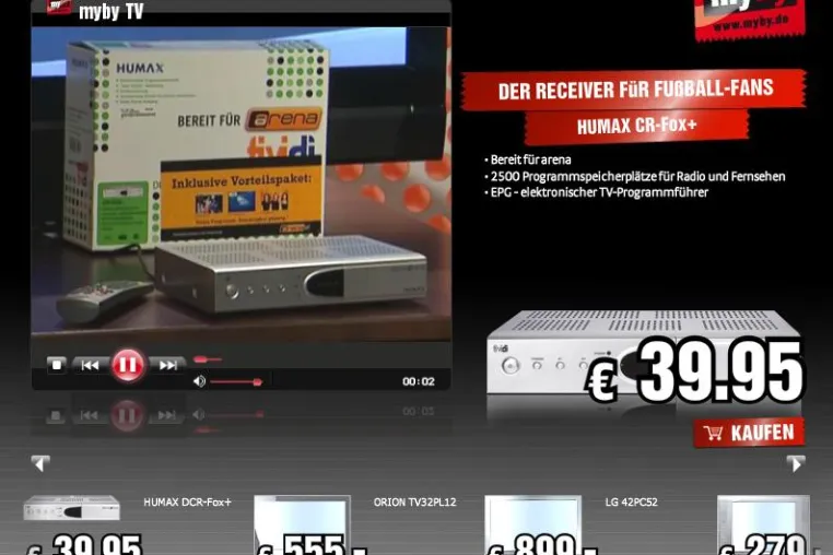 myby baut Serviceangebot mit eigenem Online-TV aus Bild: myby baut Serviceangebot mit eigenem Online-TV aus