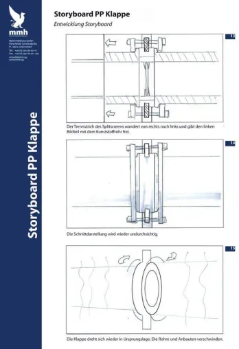Bild: Mit Stift und Tinte animieren - mmh zeigt, wie man mit einem Storyboard komplexe Handlungsabläufe darstellt