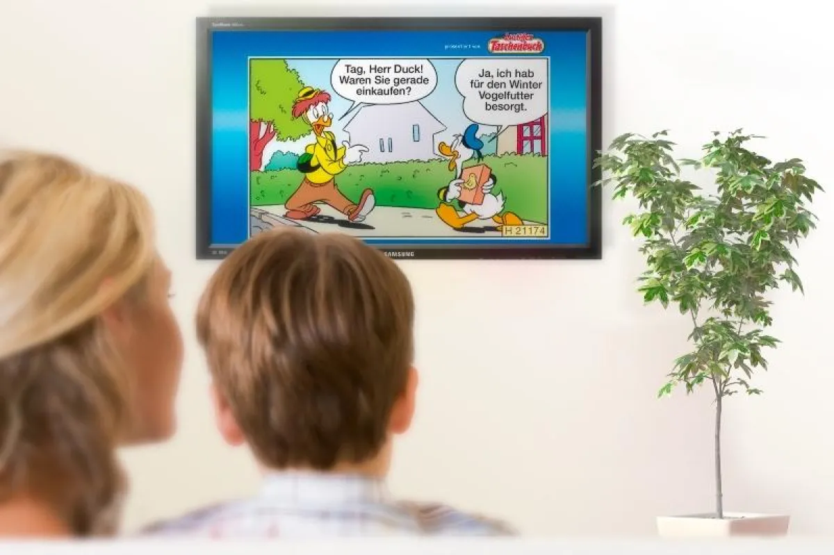 Bereits in vielen deutschen Arztpraxen finden Groß und Klein Unterhaltung und Spaß auf den Wartezimmer-TV-Systemen von AdSight. (Foto: AdSight)