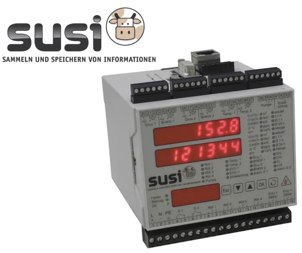 SUSI- Die systemübergreifende Lösung zur automatischen Dokumentation aller Betriebsvorgänge auf Biogasanlagen Bild: SUSI- Die systemübergreifende Lösung zur automatischen Dokumentation aller Betriebsvorgänge auf Biogasanlagen