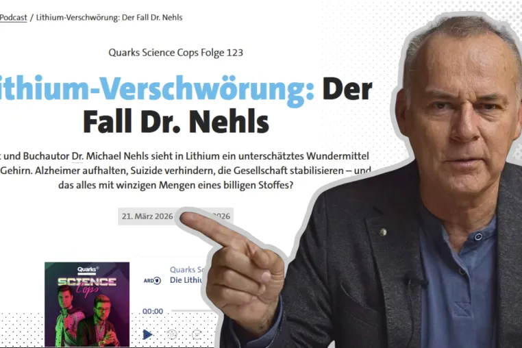 Dr. Nehls an die Quarks „Science-Cops": Reden wir öffentlich. Bild: Dr. Nehls an die Quarks „Science-Cops": Reden wir öffentlich.
