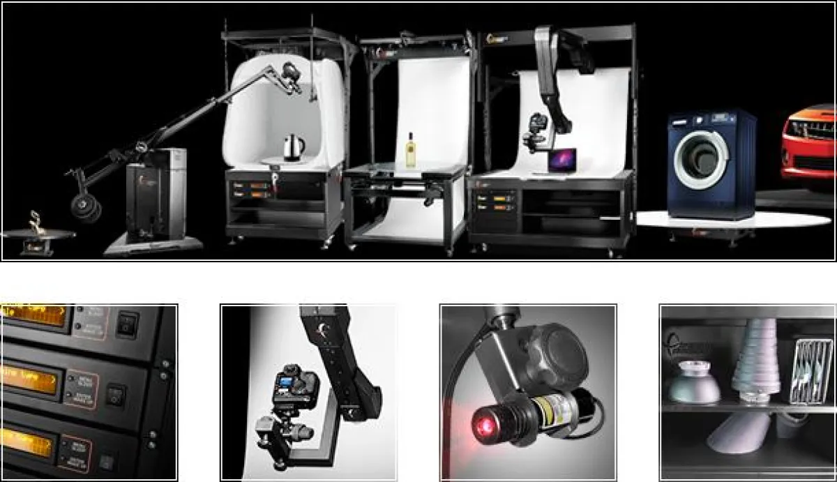 360 Grad Produktfotografie - 3D Fotostudio Equipment