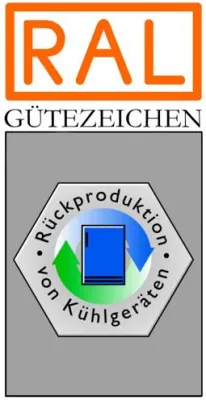 Bild: RAL Gütezeichen - Klimaschutz durch sorgfältige Rückproduktion von Kühlgeräten
