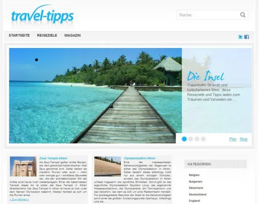 Bild: Travel-Tipps.de – Start der neuen Reiseseite mit wertvollen Insider Tipps zu Sehenswürdigkeiten europaweit