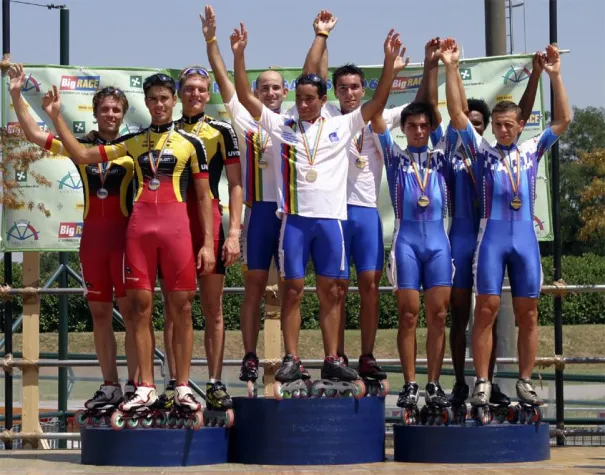 Bild: Drei Mal Edelmetall bei der Speedskating-Europameisterschaft in Cassano d\'Adda