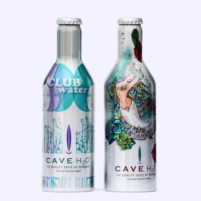 Natürliches Mineralwasser trifft Aluminium Bild: Natürliches Mineralwasser trifft Aluminium