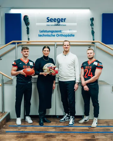 Bild: Seeger- Das Gesundheitshaus startet sportliche Partnerschaft mit Berlin Thunder