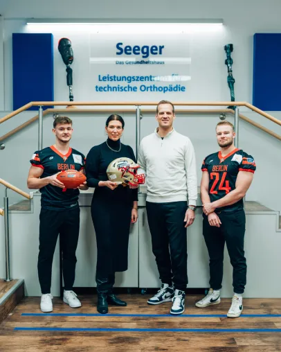 Bild: Seeger- Das Gesundheitshaus startet sportliche Partnerschaft mit Berlin Thunder