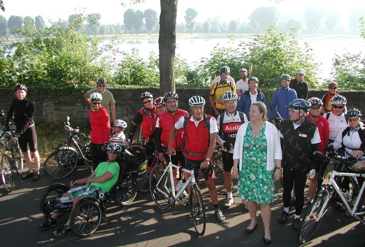Die Bäder- und Rehatour 2012 mit ihrer Gastgeberin Dr. Ursula Becker