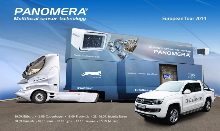Bild: Dallmeier Roadshow 2014: Der Panomera®-Truck ist wieder auf Tour