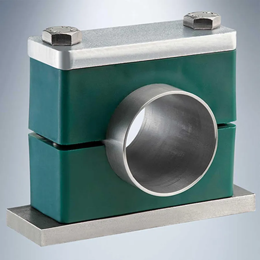 Rohrschelle der Schweren Baureihe mit Deckplatte aus Aluminium