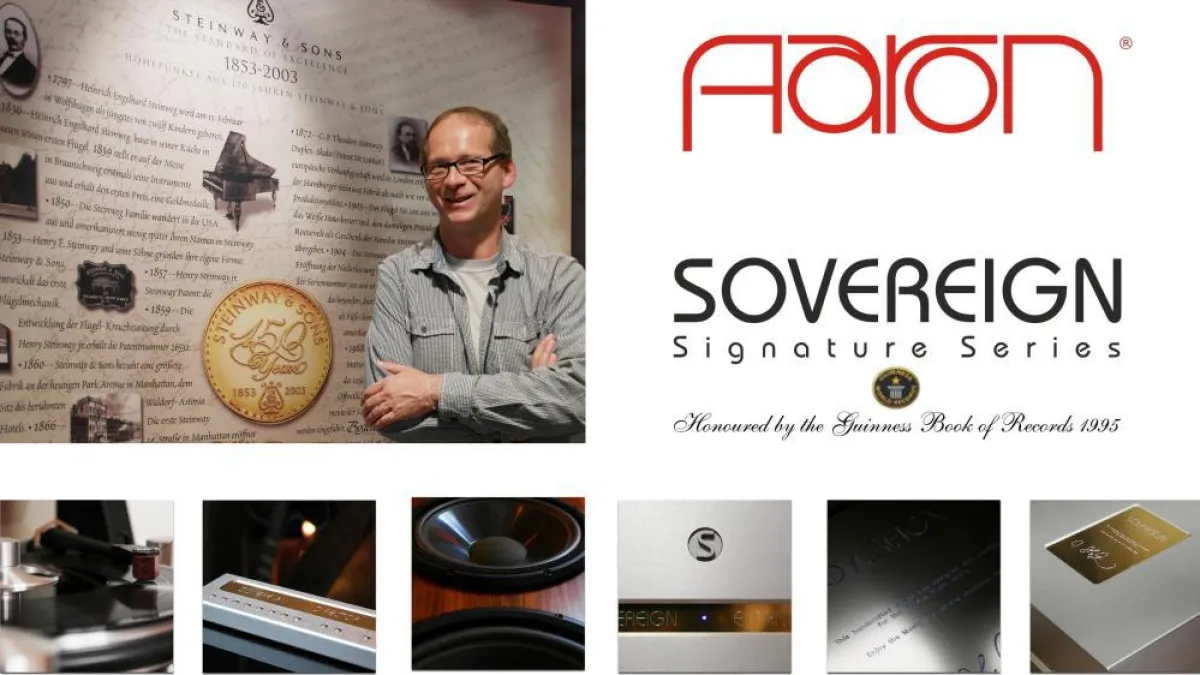 Der Meister des guten Tons präsentiert die AARON und SOVEREIGN Verstärker in Regensburg, N. Metz
