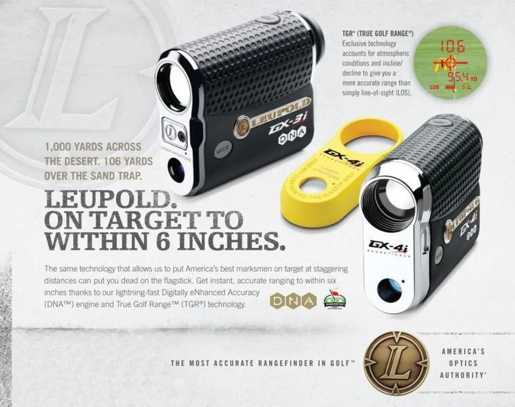 Foto© Leupold©/dublisGolf: Neuer Leupold® GX-3i® Golf Entfernungsmesser auf der PGA Show 2012