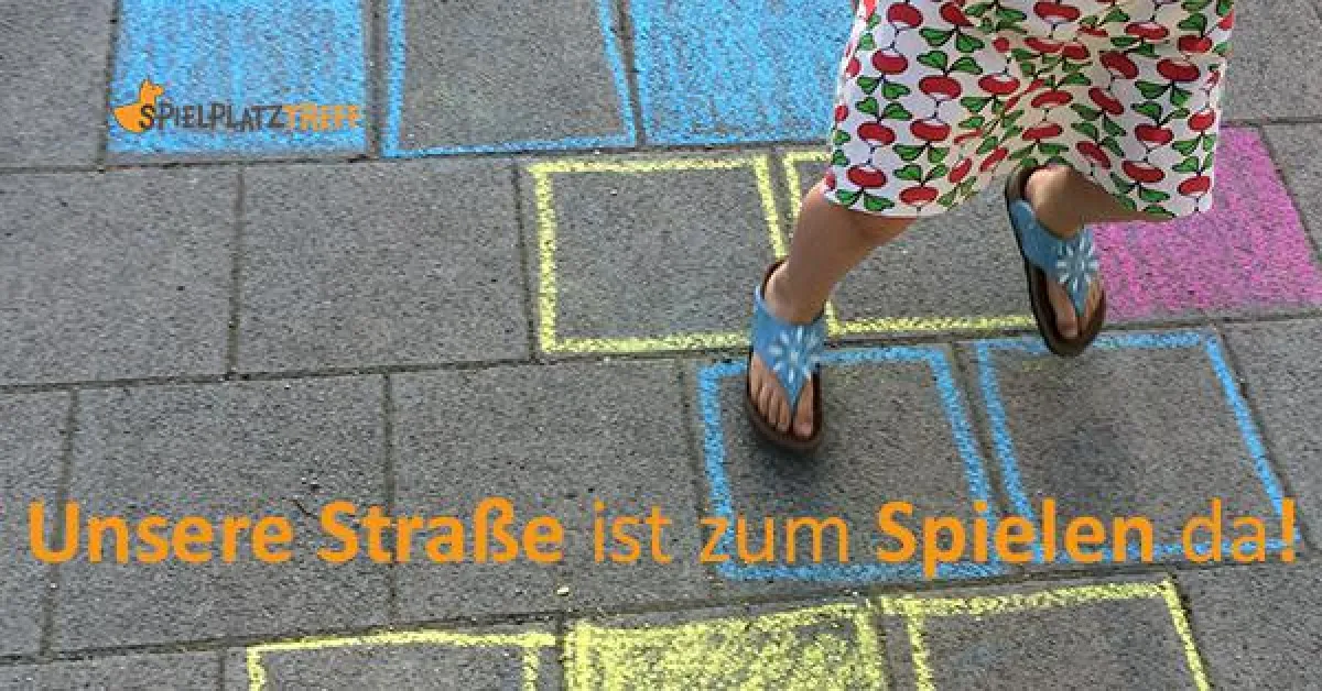 Auch die Straße ist ein Spielort. Foto: ©Spielplatztreff.de