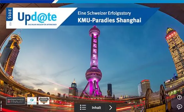 Bild: KMU-Paradies Shanghai – Upd@te Schweiz über wachsende Erträge im China-Geschäft