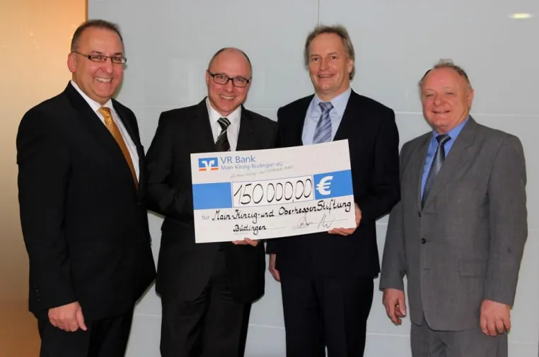 Main-Kinzig- und Oberhessen-Stiftung: Stiftungskapital mit 150.000 Euro kräftig aufgestockt Bild: Main-Kinzig- und Oberhessen-Stiftung: Stiftungskapital mit 150.000 Euro kräftig aufgestockt