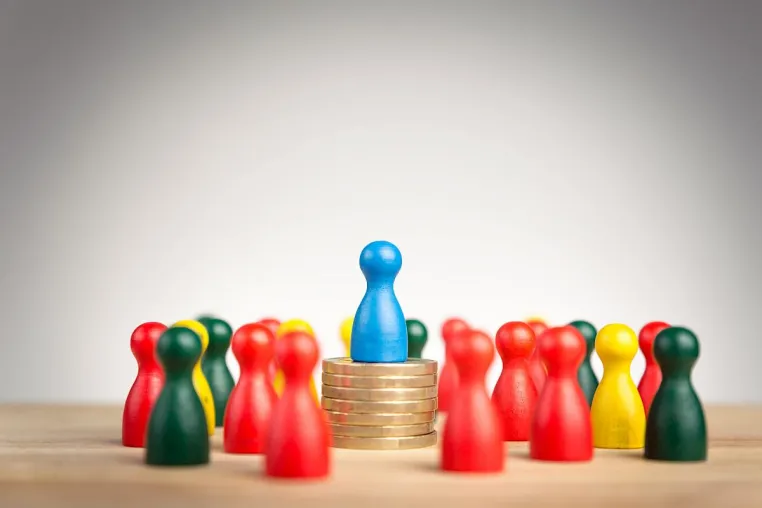 Bild: Gewinnen durch Positionierung