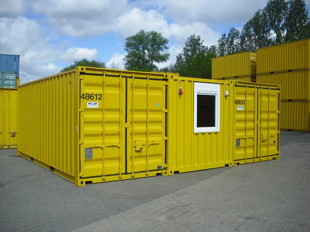 Im Gebrauchtcontainer-Center von ELA sind ständig etwa 1.000 Container erhältlich.