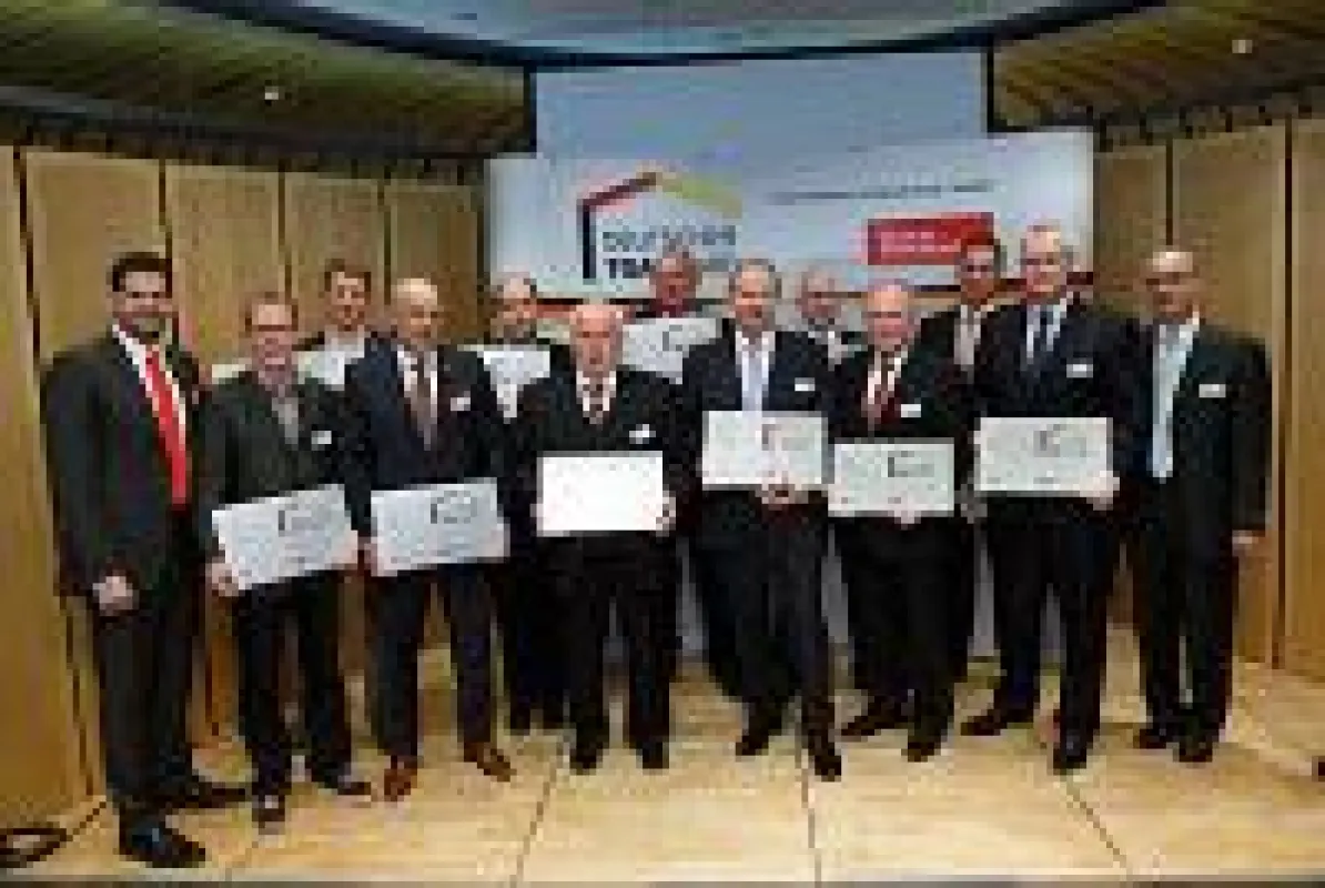 Die glücklichen Preisträger des DEUTSCHEN TGA-AWARD