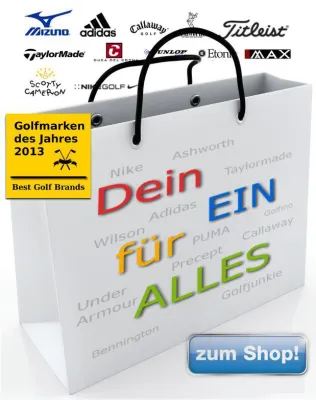 Bild: Bis zu -60% - Under Armour, Titleist, Chervo – Jetzt die besten Golfdeals im greenfee24.de -Shop sichern