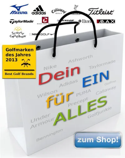 Bild: Bis zu -60% - Under Armour, Titleist, Chervo – Jetzt die besten Golfdeals im greenfee24.de -Shop sichern