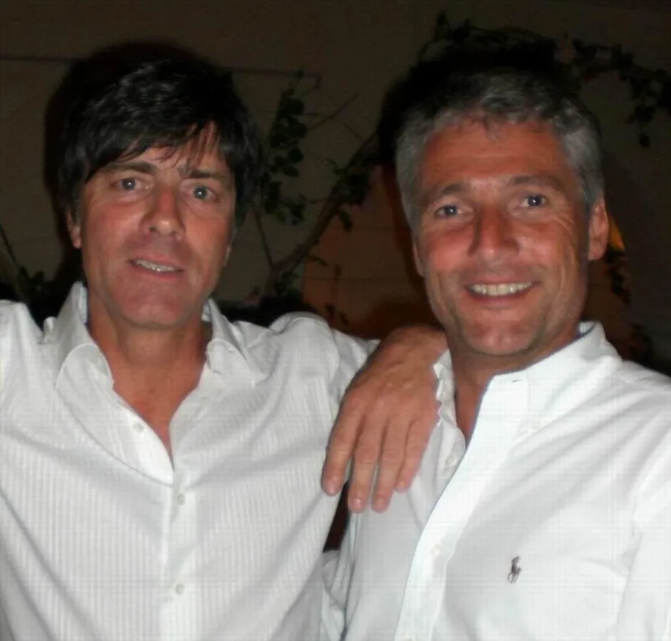 Jogi Löw und Hotelier Knut Becker