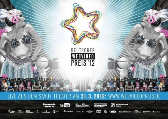 Panasonic und König Pilsener Partner des Deutschen Webvideopreis 2012 Bild: Panasonic und König Pilsener Partner des Deutschen Webvideopreis 2012