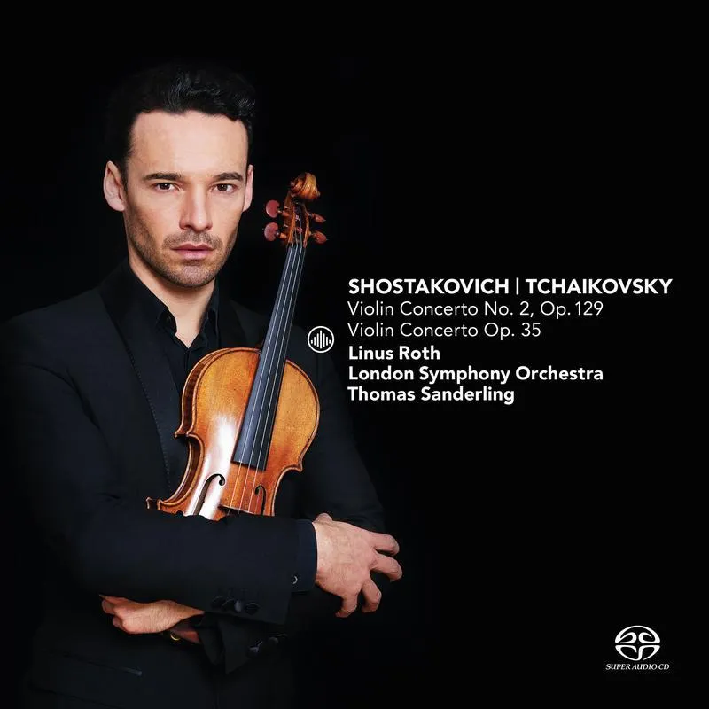 Mit der weltweiten Ersteinspielung der Originalfassung von Tschaikowskys Violinkonzert: Die mit dem ECHO Klassik 2017 ausgezeichnete CD von Linus Roth und dem LSO unter Thomas Sanderling (© Dan Caraba