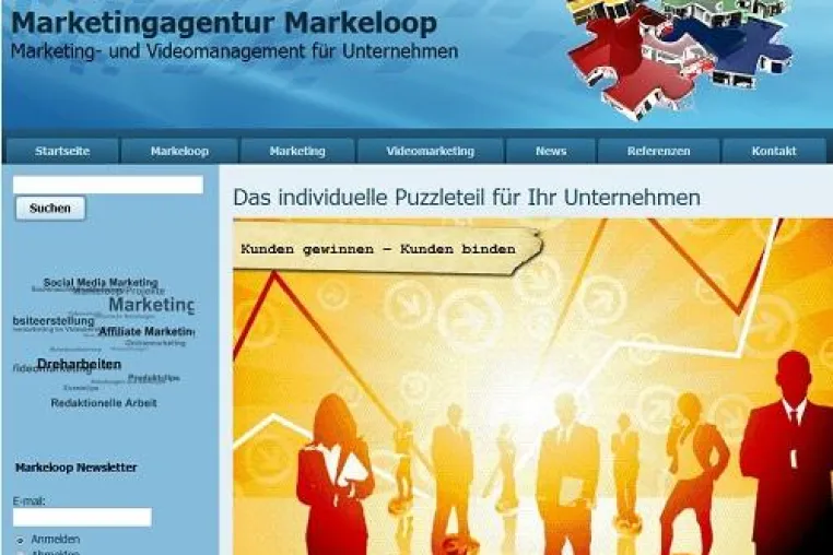 Bild: Marketingagentur Markeloop aus Marsberg mit neuer Website online
