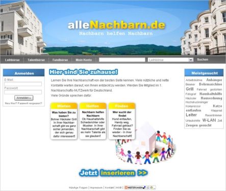 WirNachbarn.com schließt sich nebenan.de - Deutschlands größtem sozialen  Netzwerk für Nachbarn - an. - openPR