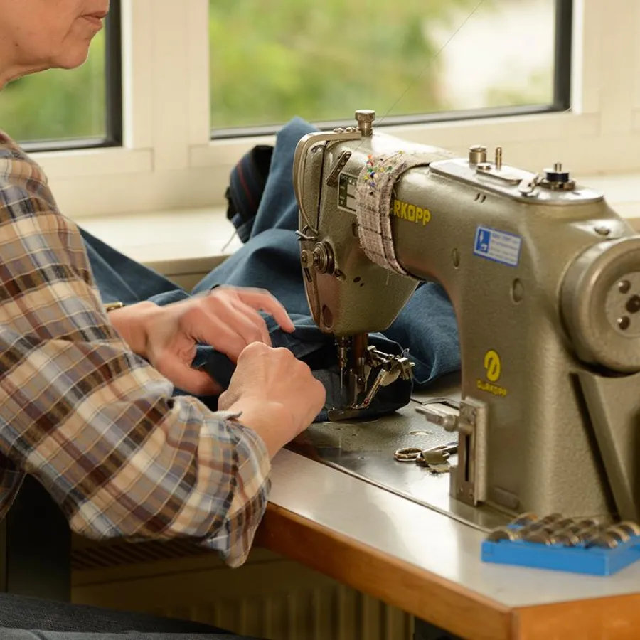 Verarbeitung und Schnitt-Technik im Ateliercharakter