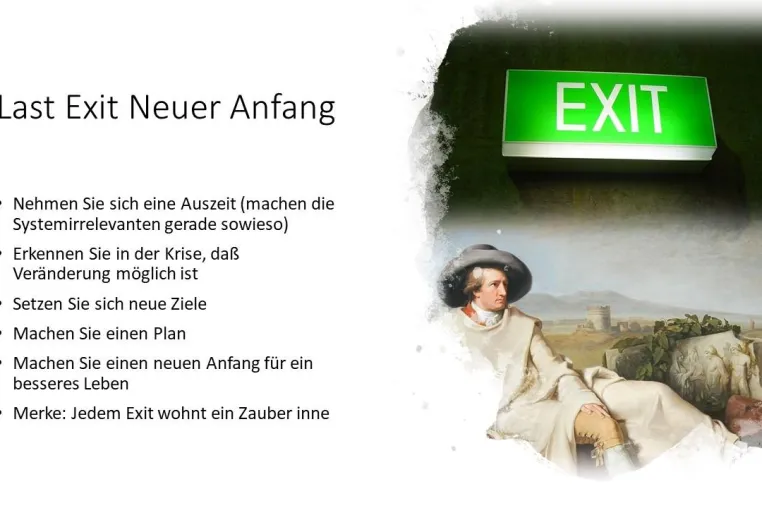 Last EXIT Anfang Bild: Last EXIT Anfang