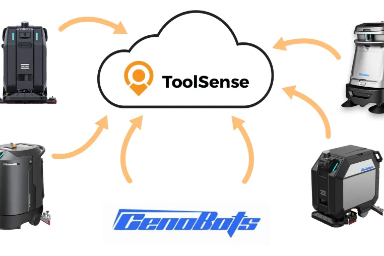 CenoBots Reinigungsroboter in ToolSense Plattform integriert Bild: CenoBots Reinigungsroboter in ToolSense Plattform integriert