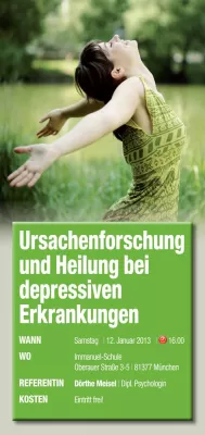 Bild: Ursachenforschung und Heilung bei depressiven Erkrankungen