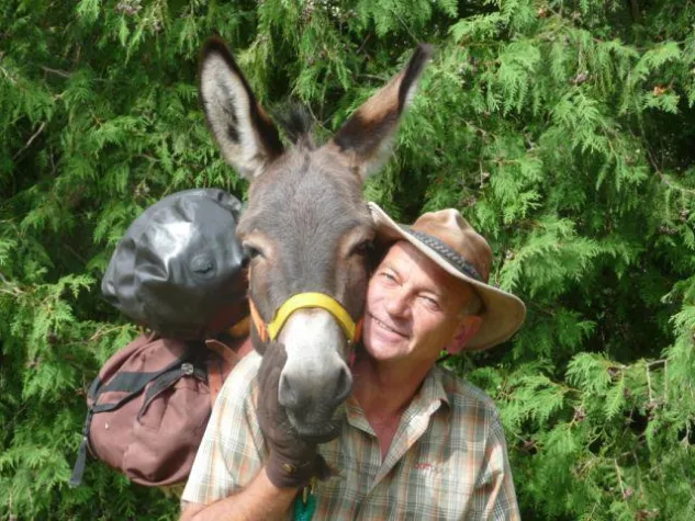 Bild: Wanderung mit Esel an den Atlantik