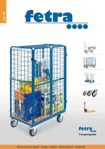 Bild: Neuer Katalog 2010 - fetra baut Programm aus